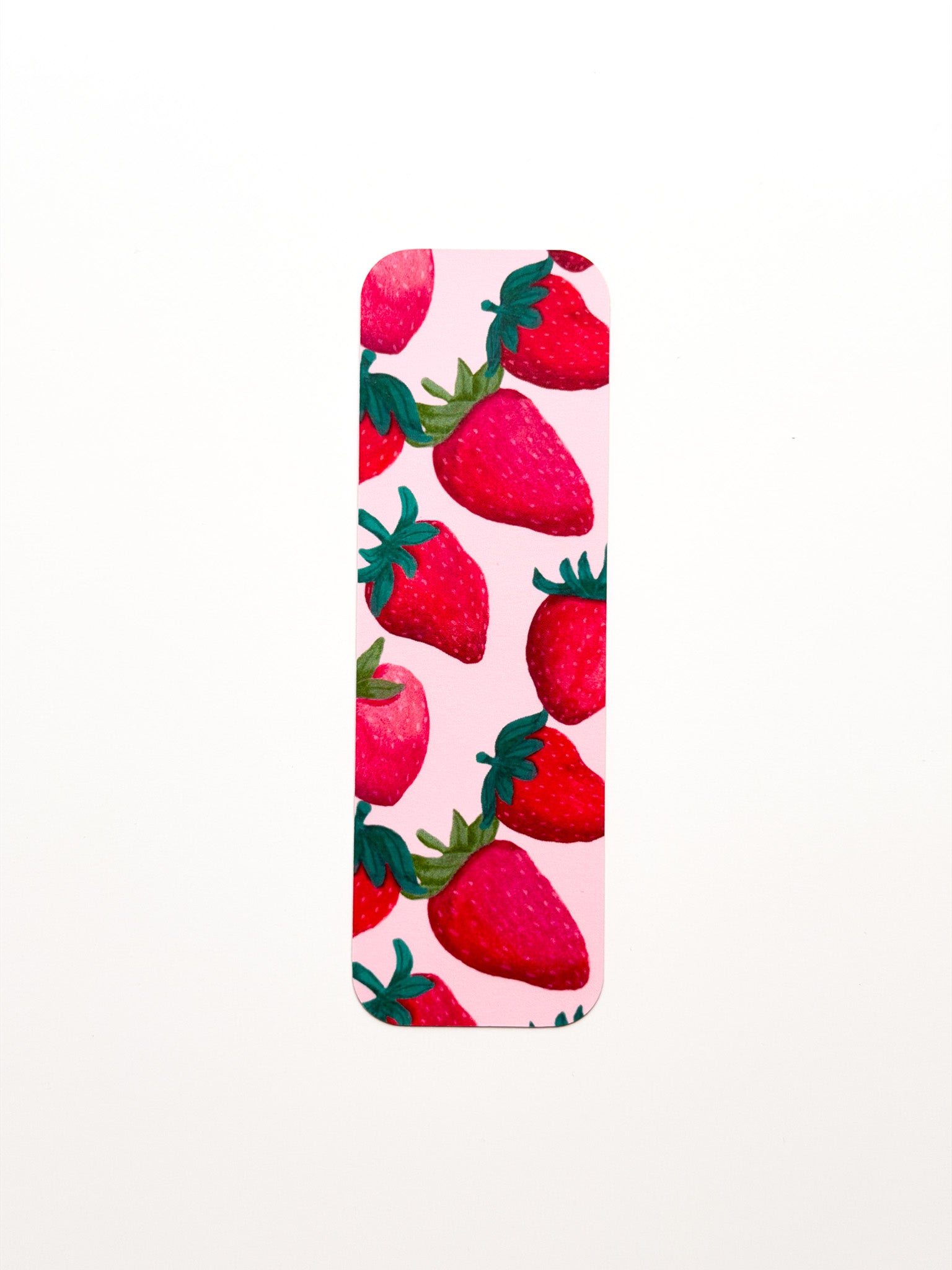 Bookmark with strawberry design 
