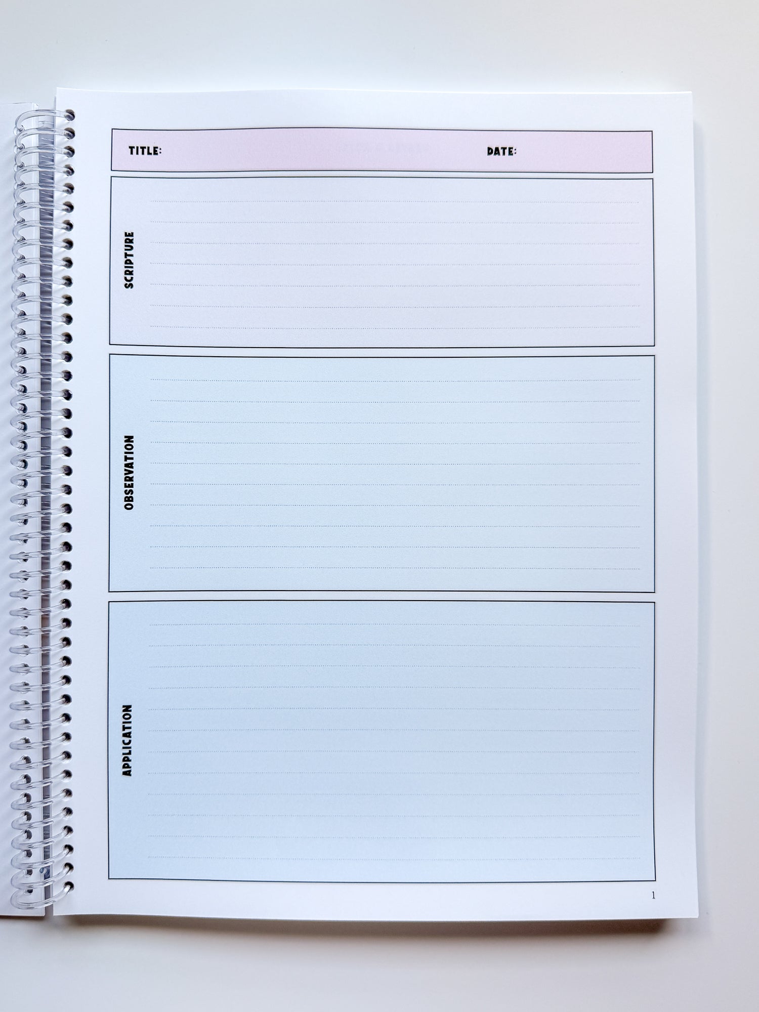Pastel Pop SOAP Method Notebook